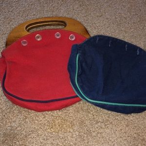 1980s purse with extra cover